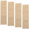ben+camilla.com Lamellentür Holztür Natur 242,2 x 59,4 cm mit offenen Lamellen für Regale, Schränke, Möbel | Kiefer Holz unbehandelt | Vierer Paket 4-er Pack