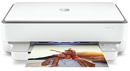 HP Envy 6020 5SE16B Stampante Fotografica Multifunzione A4, Stampa, Scansiona, Fotocopia, Wi-Fi Dual Band, HP Smart, Stampa Fronte/Retro Automatica, 3 Mesi Instant Ink Inclusi, Grigia