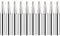 Saipor 10pcs 900M-T Soldering Iron Tips Solder Iron Replacement Tip Soldering Bits for 900M Station Tool for Hakko, TENMA, ATTEN, Quick, Aoyue, Yihua Soldering Station（900M-T-2.4D)