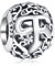 Annmors Damen Buchstabe F Charms für Armband 925 Sterling Silber Anhänger Vintage Alphabet Bead Buchstabieren Sie das Wort Sammlung