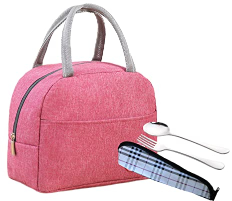 LUNALING Borsa termica.Borse porta alimenti isolate per campeggio/lavoro/scuola. Una piccola lunchbag adatta a donne/studenti.