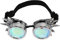Sonnenbrille – Steampunk-Brille Retro-PC-ABS Mit Elastischem Band Kaleidoskop-Rave-Brille Für Party(Silber)