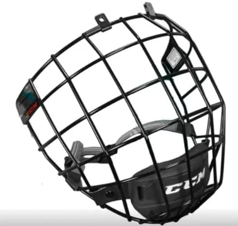 CCM FM 580 Gitter Face Mask schwarz/weiss, Größe:S
