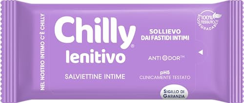 Chilly Lot de 12 lingettes intimes contre l'inconfort