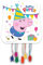 BeenSmile, Peppa Wutz Geburtstagspinata,Partyzubehör, Pinata zum Befüllen mit Spielzeug oder Leckereien, Dekoration für Kinderpartys, Geburtstage und Feiern