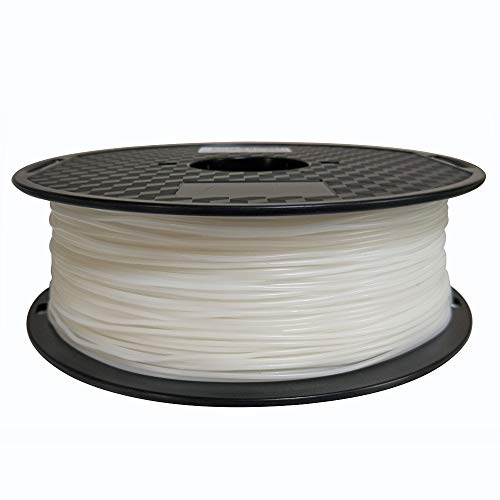 CC3D Härte 72D Weiß TPU Filament 1,75 mm 1kg 3D Drucker hohe TPU Filament Weiß FDM Drucker robustes 3D Druckmaterial Flexibles vergleichbar mit Nylon hartes Weiss