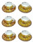 Thun - Set 6 tazze caffè Caffè Al Sole