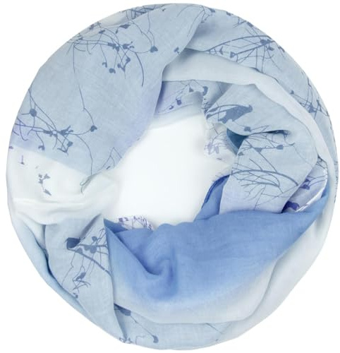 Glamexx24 Schal Damen Schlauchschal Langschal mit Muster Loop schal Loopschal Tuch Halstuch Rundschal Leicht