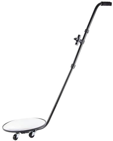 Teleskop Inspektionsspiegel, Unter dem Fahrzeug Inspektionsspiegel mit Teleskopgriff und Taschenlampe Unter dem Auto Spiegel Sicherheitsspiegel für LKWs RV Bus Haus