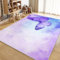 Generisch Wohnzimmer Teppich 120x180cm Aquarellmalerei Lila Schmetterling Waschbarer Teppich, Weicher Kurzflor Teppich, rutschfest Teppiche für Schlafzimmer, Esszimmer, Kinderzimmer