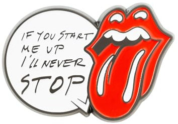 Grupo Erik Magnete The Rolling Stones Magnet Kühlschrank - 7 x 7 cm - Offizieller The Rolling Stones Fanartikel