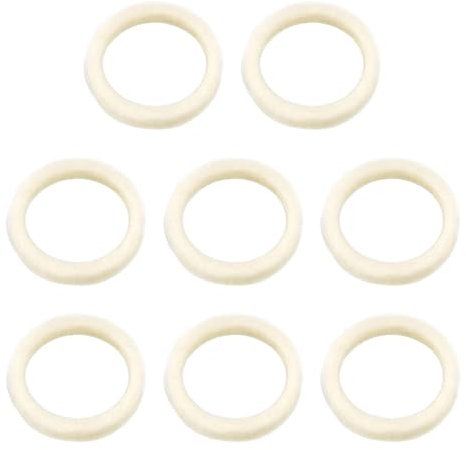 GCERFBY Coffee Machine Filz Waschmaschine, Set Von 8 Wolle Ringen Von 8, Leichte Kaffeezubehör, Mühlenteile, 1,91 Cm/0,75 Zoll, Ideal Für Geschäfte Und Unternehmen