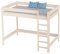 KidsComfort® Hochbett Kinder Hugo 180x90 cm Gebleichte Eiche I Kinderbett Kinderhochbett mit Treppe aus Holz I Hochbett für Kinderzimmer I Loft Bed ohne Matratze