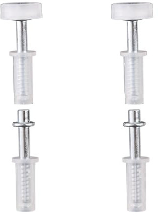 Lot de 4 Roulettes de Guidage Supérieures pour Portes Pliantes et Pivot Supérieur, Kit Réparation Porte Placard Pliante à Ressort pour Grange Coulissante et Armoire