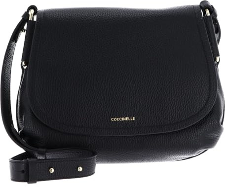 Coccinelle Leder Schultertasche Umhängetasche Rebekka Handbag Grained Leather
