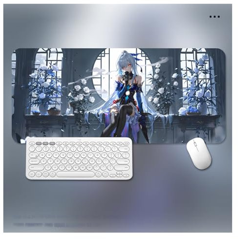Tapis De Souris Gamer Tapis De Souris De Jeu for Ordinateur Portable, Tapis De Bureau Animé, Tapis De Souris Animé, Tapis De Souris De Jeu for Clavier PC, Étanche Et Antidérapant(YS-50,800x300mm)