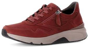 Gabor Damen Low-Top Sneaker, Frauen Sneaker,verspielt,Leder-Ware,chic,Trend-bewusst,praktisch,Schmerz-lindernd,Arbeit,Dark-Opera,40 EU / 6.5 UK