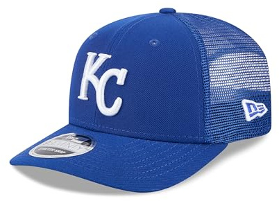 New Era 9Seventy Stretch-Snap MLB Trucker Kappe Baseballmütze mit gebogenem Schirm Heritage-Style Snapback
