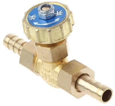 Régulateur de gaz propane/butane en laiton, robinet à aiguille, 10 mm(10mm)