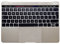 MiNGFi Protector de Teclado Silicona Inglés QWERTY para MacBook Pro 13 A1706/A1989/A2159 (2016–2020), Pro 15 A1707/A1990 (2016–2019) EU/ISO - Negro