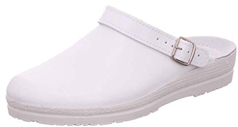 Rohde Herren Neustadt-h Clogs Hausschuhe Arztschuhe 1518 Weiss, Schuhgröße:47 EU