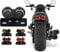 ZYTC LED 40W Motorrad Bremslicht hinten Blinker Kennzeichenbeleuchtung Halterung