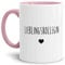 Tasse mit Spruch Lieblingskollegin Lustig/Arbeit/Büro/Witzig/Geschenkidee für Kollegen/Innen & Henkel Rosa