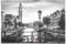 REINDERS Poster, Die Grachten von Amsterdam, Wohnzimmer, Poster, Wanddeko, Room Decor, 150 gr. glänzend Bilderdruckpapier, Schwarz-Weiß, 61x91,5cm