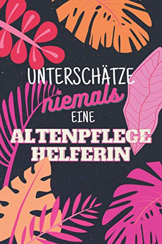 Unterschätze niemals eine Estrichlegerin: Notizbuch inkl. Kalender 2021 | Das perfekte Geschenk für Frauen, die Estrich legen können | Geschenkidee | Geschenke