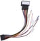 EMSea 16 Pin auf ISO Standard Auto Stereo Radio Kabelbaum Adapter Stecker für Android-Anwendungen mit Lenkrad-Steuerleitung und Reverse Control Line Kabelbaum