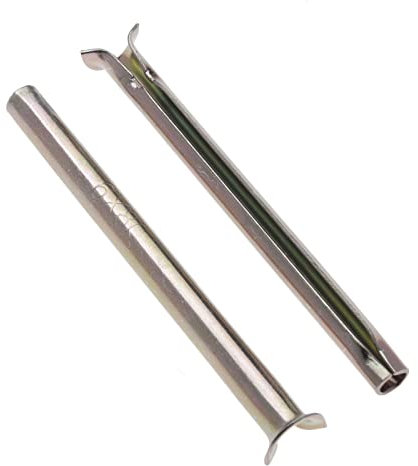 8mm x 70mm anclaje de clavos Express, martillo en fijaciones, cierre de clavos de acero de resorte, anclajes rápidos para marcos de madera, bates a bloques, ladrillo, hormigón (25 pcs)