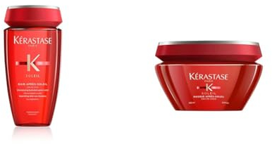 KÉRASTASE - Routine Soleil Pour Tous Types de Cheveux - Hydrate & Protège Des Rayons UV, Du Chlore, Du Sel & Du Sable - Eau De Coco & Vitamine E