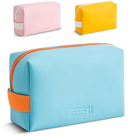 Desing Wish 1Stück Kulturtasche Damen Kosmetiktasche Mädchen Kulturbeutel Schminktasche Reise Zubehör Herren Kosmetikbeutel Cosmetic Make Up Bag Toiletry Schmink Tasche Groß mit Reißverschluss Fächern