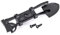 Schaufel, Axt (Schwarz) mit Zubehörhalterung 8122-BLK