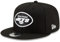 New Era NFL 9FIFTY Black White Adjustable Snapback Hat Cap One Size Fits All, New York Jets, Einheitsgr��e