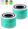 Abgas Ersatzfilter für LEVOIT Core 300 300S | Core 300-RF-TX 3-in-1 Toxin HEPA Filter kompatibel mit LEVOIT Core 300 300S Luftreiniger, für Raucher Allergiker-2 Stück, Blau