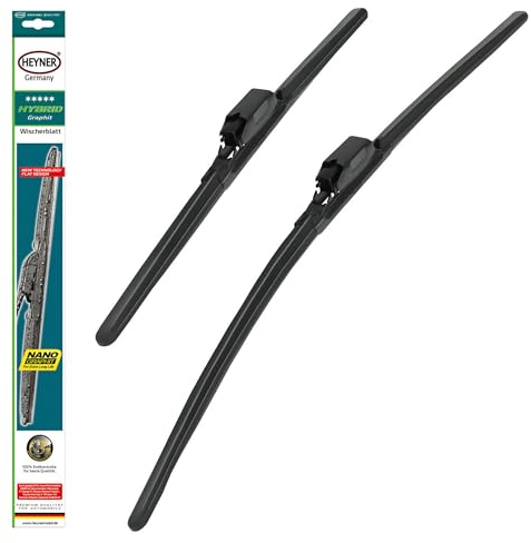 HEYNER® Scheibenwischer komp. mit MERCEDES-BENZ C-KLASSE (08.2014-02.2021) HYBRID Flachbalkenwischer