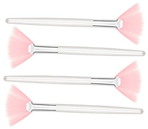 BELLIFFY 4pcs Beauty Tool Brush Set Highlighter Brush for Facials for Foundation