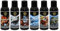 HAF® Saunaaufguss Konzentrat Set Weihnachtszauber | 6 x 250 ml Saunaduft mit Orange Mandarine, Vanille, Weihnachtsduft, Wintertraum, Zimt, Zirbe | Saunaöl aus 100% natürlichen ätherischen Ölen