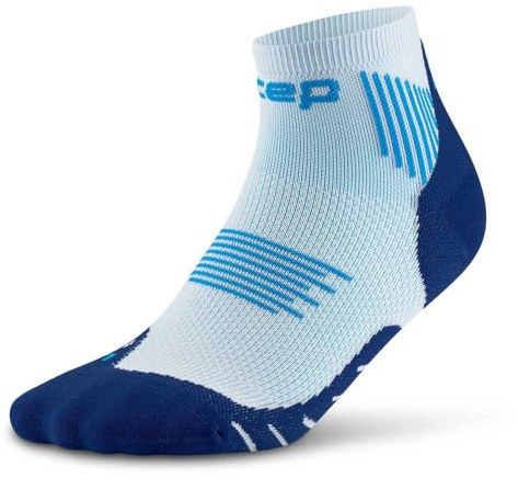 CEP KURZE LAUFSOCKEN HERREN MIT KOMPRESSION – Bequeme Laufsocken Kompression für Training & Alltag – Vielseitige Sportsocken – ice/blue - 42-45