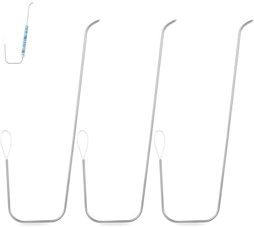 YEDJFFIYO3 PCS Clay Bead Spinner Needle, 7 Inch Bead Spinner Needles, Beading Hook,Curved Beading Needles for Jewelry Making, Bracelets Necklaces, Waist Crafts