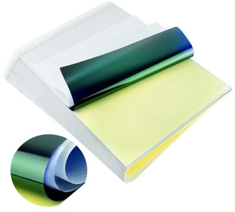 -Schablonenpapier, 100 Stück -Transferpapier Tätowieren, Größe A4