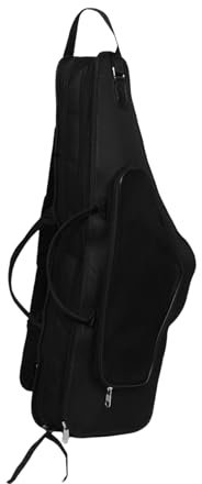 EXQUIMEUBLE Saxophonkoffer Für Altsaxophon Wasserdichtes Und Stoßfestes Design Instrumentenaufbewahrungshandtasche Leichter Und Geräumiger Rucksack Für Musiker