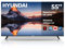 Hyundai Smart TV QLED 55 HTV5500QUA Ultra HD DVBT2-S2 F Negro Android 13.0 Mando con Acceso Directo a Apps Cone