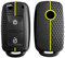 Custodia per Chiave Auto per VW T5, per Polo, per Passat, Volkswagen, per Golf 4, 5, 6, Caravelle, Skoda, Fabia, Octavia, Ligier JS, Seat, Toledo, Accessori per Chiavi.
