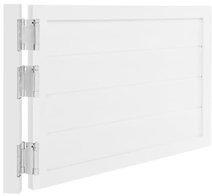 Porte a battente, 90 x 60 cm, 90 x 90 cm, porte basculanti per saloon, in legno di pino, porta d'ingresso in legno di pino (bianco, 90 x 60 cm)