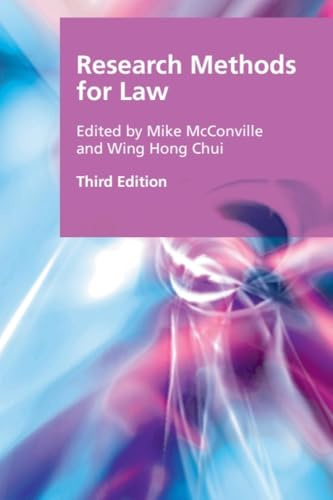 Research Methods for Law (Research Methods for the Arts and Humanities)