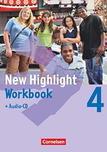 Band 4: 8. Schuljahr - Workbook mit audio-CD: Workbook mit Text-CD (New Highlight, Allgemeine Ausgabe, Band 4: 8. Schuljahr)
