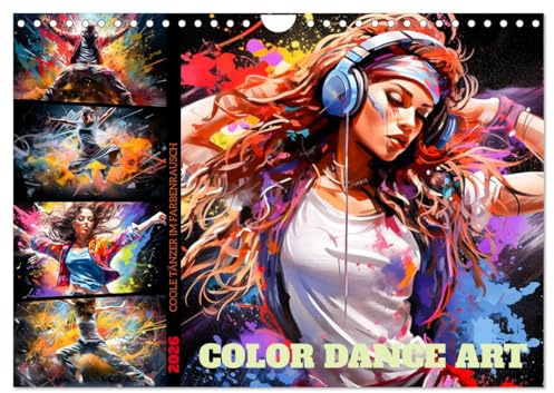 Color Dance Art (Wandkalender 2026 DIN A4 quer), CALVENDO Monatskalender: Jeder Monat präsentiert ein neues faszinierendes Bild, das die Fantasie anregt. (CALVENDO Hobbys)