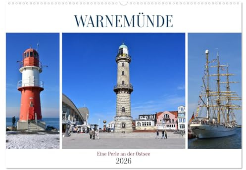 WARNEMÜNDE (Wandkalender 2026 DIN A2 quer), CALVENDO Monatskalender: Bilder von einem das ganze Jahr über wunderschönen Ostseebad (CALVENDO Orte)